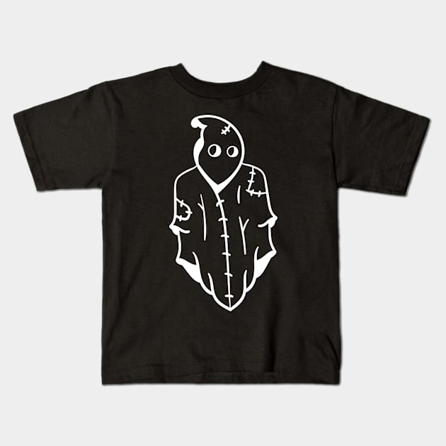 A ghost dressed in rags Kids T-Shirt by rueckemashirt